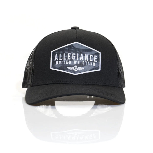 Glory Stealth Curved Trucker - Allegiance Clothing