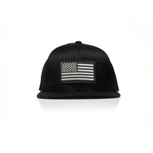 USA Black Flag Patch Flexfit Snapback 110 - Allegiance Clothing