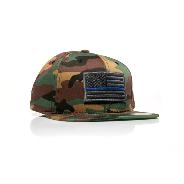 Thin Blue Line Patch Snapback - Allegiance Clothing