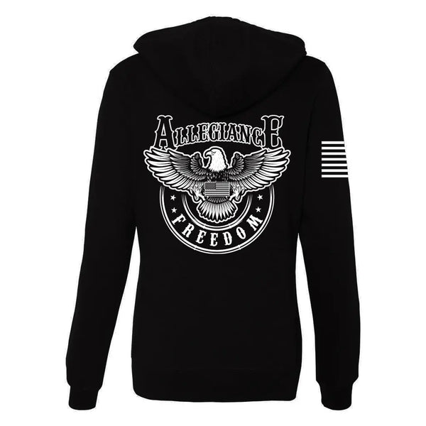 Freedom Eagle Women's Hoodie ALLEGIANCE CLOTHING