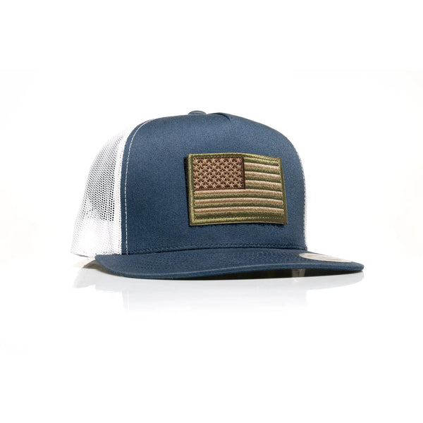 USA Tan Flag Patch Trucker - Allegiance Clothing