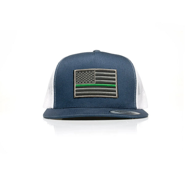 Thin Green Line Patch Trucker - Allegiance Clothing